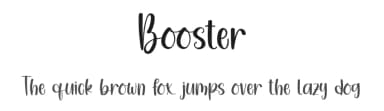 Booster by Erik Studio — Script Handwritten Font — thumbnail 1