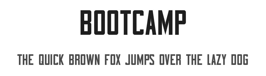 Bootcamp by Don Marciano — Sans Serif Font