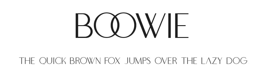 Boowie by Typeline Studio — Sans Serif Font