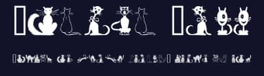 Border Cats by Listemageren — Dingbats Font — thumbnail 2