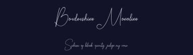 Bordershine Monoline by CBRTEXT Studio — Script Handwritten Font — thumbnail 2