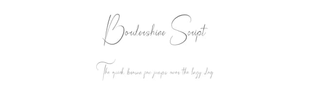 Bordershine Script by CBRTEXT Studio — Script Handwritten Font