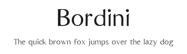 Bordini by Michel Bujardet — Sans Serif Font