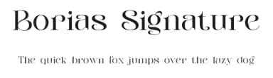 Borias Signature by ToniStudio — Script Handwritten Font — thumbnail 1