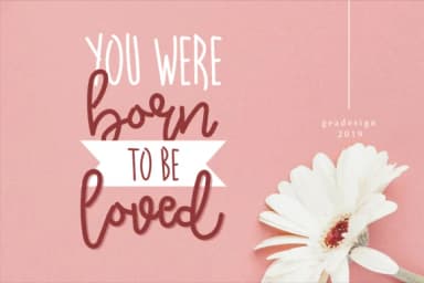 Born to Be Loved Font by geadesign — Script Handwritten Font — thumbnail 4