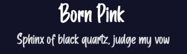 Born Pink by Aveni Letter Type — Script Handwritten Font — thumbnail 2