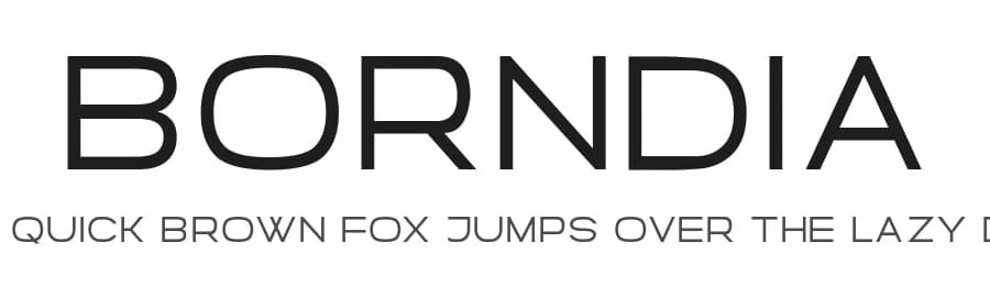 Borndia by Fikryal studio — Sans Serif Font