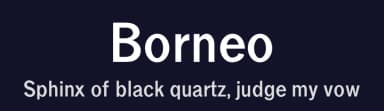 Borneo by Lemon Studio Type — Sans Serif Font — thumbnail 2