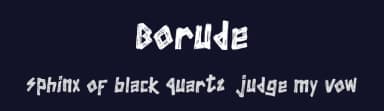 Borude by InspiraType — Script Handwritten Font — thumbnail 2