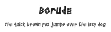 Borude by InspiraType — Script Handwritten Font — thumbnail 1