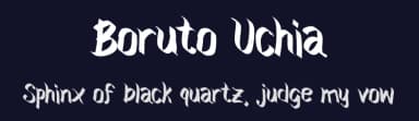 Boruto Uchia by Slenting Art — Script Handwritten Font — thumbnail 2