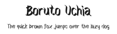Boruto Uchia by Slenting Art — Script Handwritten Font — thumbnail 1