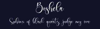 Boshela by NanaNissa — Script Handwritten Font — thumbnail 2