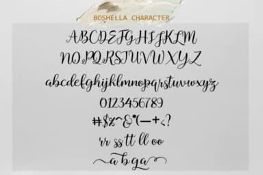 Boshella Script Font by rotterlabstudio — Script Handwritten Font — thumbnail 6