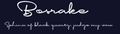 Bosrake by Letternun — Script Handwritten Font — thumbnail 2
