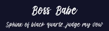 Boss Babe by Graphix Line Studio — Script Handwritten Font — thumbnail 2