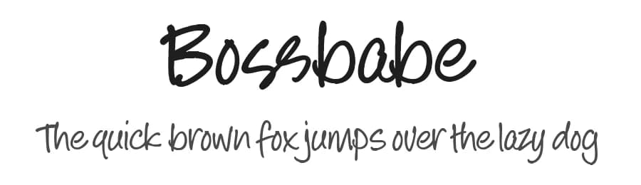 Bossbabe by Redy Studio — Script Handwritten Font — preview 1