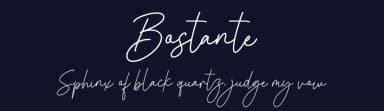 Bostante by Ramli Setiadi — Script Handwritten Font — thumbnail 2