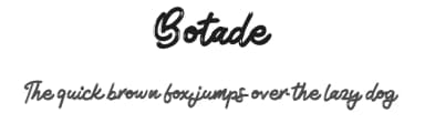 Botade by Vunira Design — Script Handwritten Font — thumbnail 1