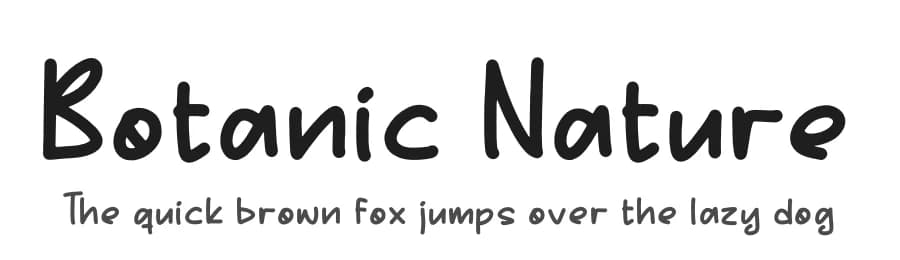 Botanic Nature by Perspectype Studio - Letterena.com — Script Handwritten Font