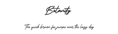 Botanity by Maulana Creative — Script Handwritten Font — thumbnail 1