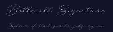Botterill Signature by Aqeela Studio — Script Handwritten Font — thumbnail 2