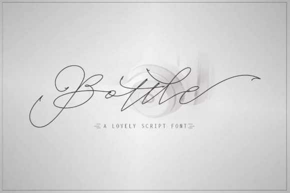 Bottle Font by Rt Creative — Script Handwritten Font