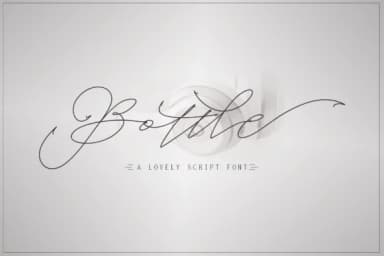 Bottle Font by Rt Creative — Script Handwritten Font — thumbnail 1