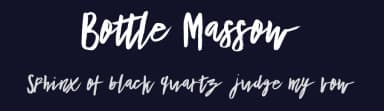 Bottle Massow by Maulana Creative — Script Handwritten Font — thumbnail 2
