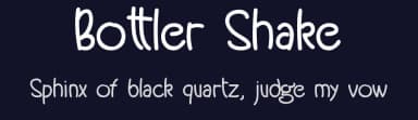 Bottler Shake by Jujun Gag — Script Handwritten Font — thumbnail 2