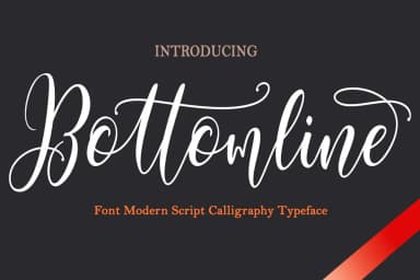 Bottomline Font by YanIndesign — Script Handwritten Font — thumbnail 1