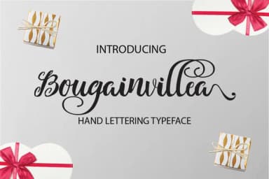 Bougainvillea Font by Alqawoms — Script Handwritten Font — thumbnail 1