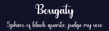 Bougaty by Hardiboy Design — Script Handwritten Font — thumbnail 2