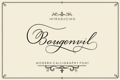 Bougenvil Font by typehill — Script Handwritten Font — thumbnail 1