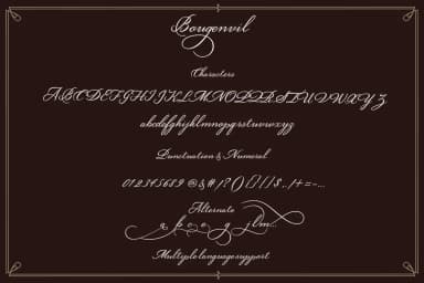 Bougenvil Font by typehill — Script Handwritten Font — thumbnail 6