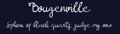 Bougenville by Graph Arts — Script Handwritten Font — thumbnail 2