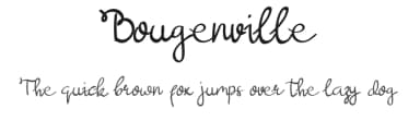 Bougenville by Graph Arts — Script Handwritten Font — thumbnail 1
