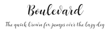 Boulevard by Unicode Studio — Script Handwritten Font — thumbnail 1