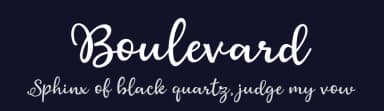 Boulevard by Donny Mark — Script Handwritten Font — thumbnail 2