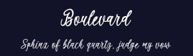 Boulevard by August Calligraphy — Script Handwritten Font — thumbnail 2