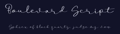 Boulevard Script by Telllu — Script Handwritten Font — thumbnail 2