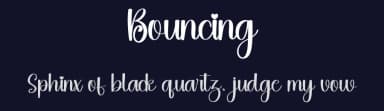 Bouncing by FreshtypeINK — Script Handwritten Font — thumbnail 2