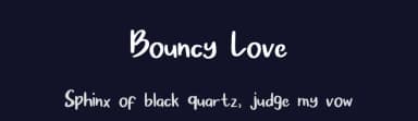 Bouncy Love by Phantom Studio — Script Handwritten Font — thumbnail 2