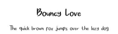 Bouncy Love by Phantom Studio — Script Handwritten Font — thumbnail 1