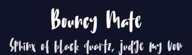 Bouncy Mate by DM Letter Studio - Dimas Prasetyo — Script Handwritten Font — thumbnail 2