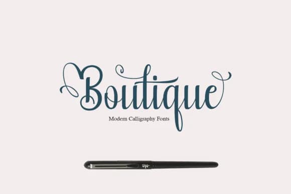Boutique Font by Rt Creative — Script Handwritten Font