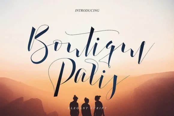 Boutique Paris Font by JumboDesign — Script Handwritten Font