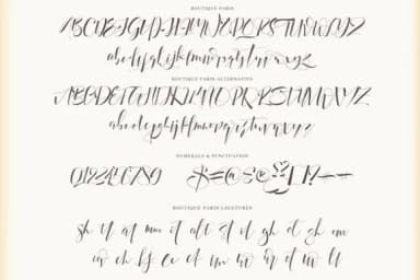 Boutique Paris Font by JumboDesign — Script Handwritten Font — thumbnail 3