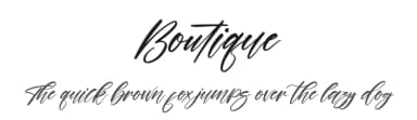 Boutique by Perspectype Studio - Letterena.com — Script Handwritten Font — thumbnail 1