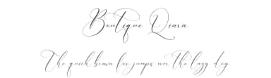 Boutique Qiara by Integritype Studio — Script Handwritten Font — thumbnail 1